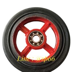 ล้อรถเข็น 8 นิ้ว ล้อพร้อมตลับลูกปืน