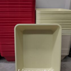 อ่างพลาสติกสี่เหลี่ยม 220 ลิตร สีครีม