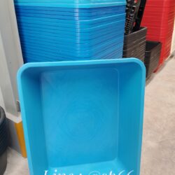 อ่างพลาสติกสี่เหลี่ยม 220 ลิตร สีฟ้า