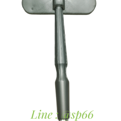 แปรงสลัดน้ำปูน ด้ามพลาสติก ด้านหลัง