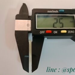 ขนาดความหนา ลูกบิดหางปลา ยึดมุ้งลวด